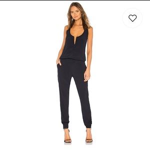Navy crepe jumpsuit / Size M